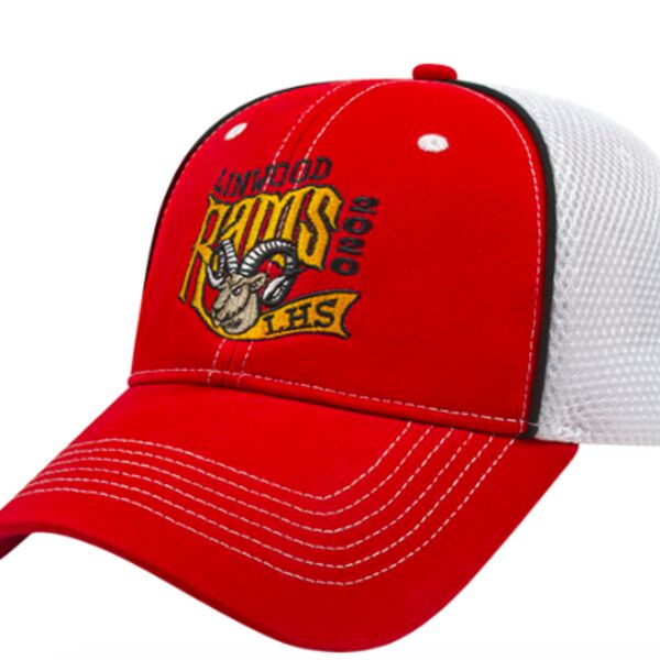 Double Layer Mesh Cap with Piping Thumbnail