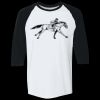 Adult Heavy Cotton™ Three-Quarter Raglan Sleeve T-Shirt Thumbnail