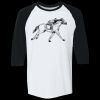 Adult Heavy Cotton™ Three-Quarter Raglan Sleeve T-Shirt Thumbnail