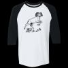 Adult Heavy Cotton™ Three-Quarter Raglan Sleeve T-Shirt Thumbnail