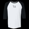 Adult Heavy Cotton™ Three-Quarter Raglan Sleeve T-Shirt Thumbnail