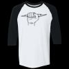 Adult Heavy Cotton™ Three-Quarter Raglan Sleeve T-Shirt Thumbnail