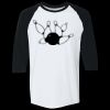 Adult Heavy Cotton™ Three-Quarter Raglan Sleeve T-Shirt Thumbnail